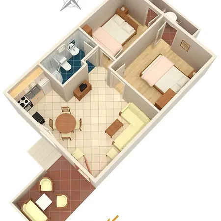 Apartamento Rogoznica 2895b